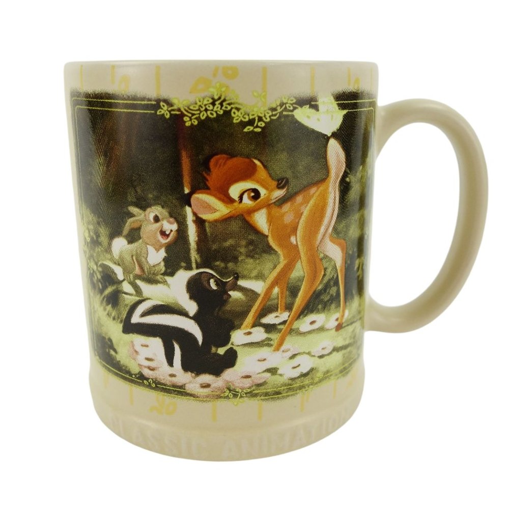 Disney Store Bambi Thumper Classic Animation‎ Graphic Ceramic Coffee Cup